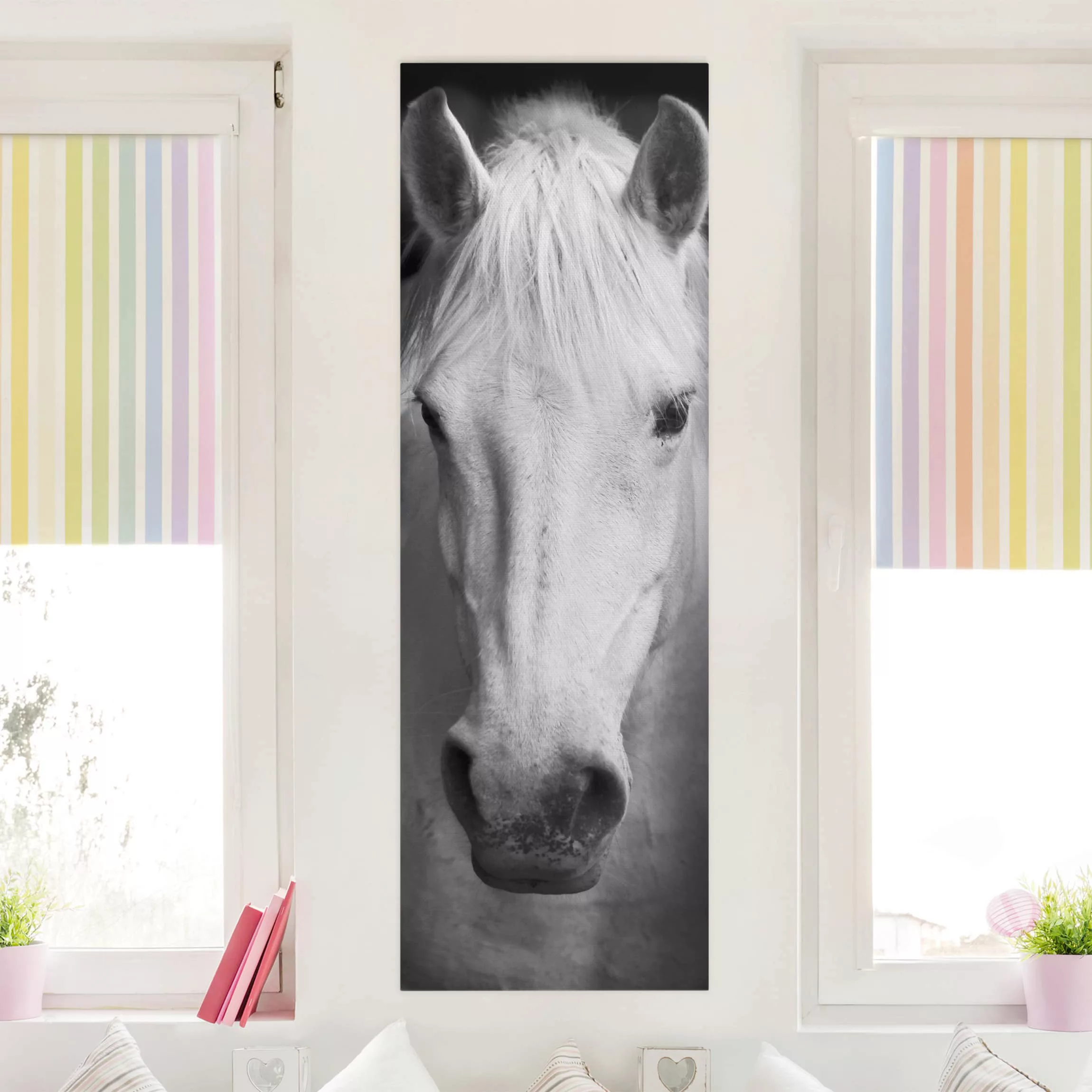 Leinwandbild Kinderzimmer - Hochformat Dream of a Horse günstig online kaufen