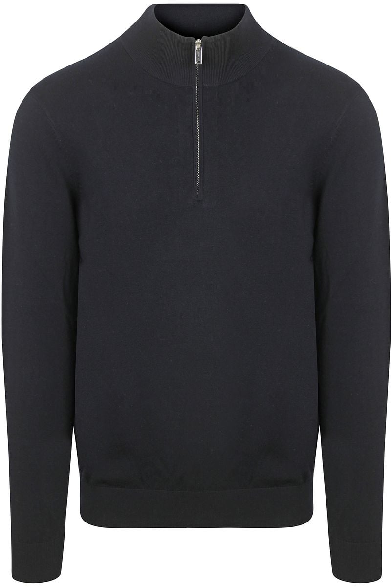 Profuomo Half Zip Pullover Luxury Navy  - Größe M günstig online kaufen