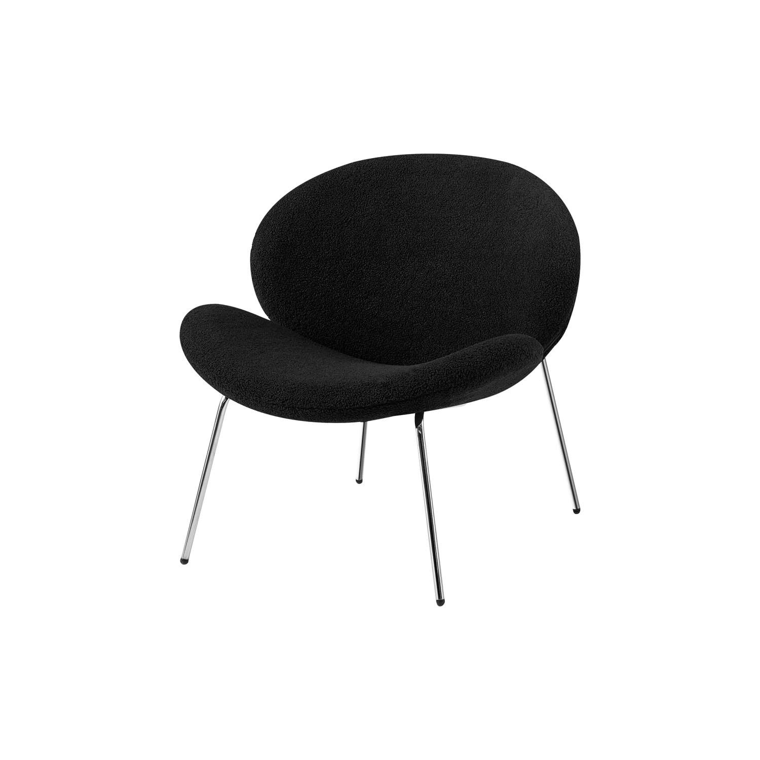 MeGusta Moderner Stuhl Lounge-Stuhl 2er-Set Schwarz Polsterstuhl Esszimmers günstig online kaufen