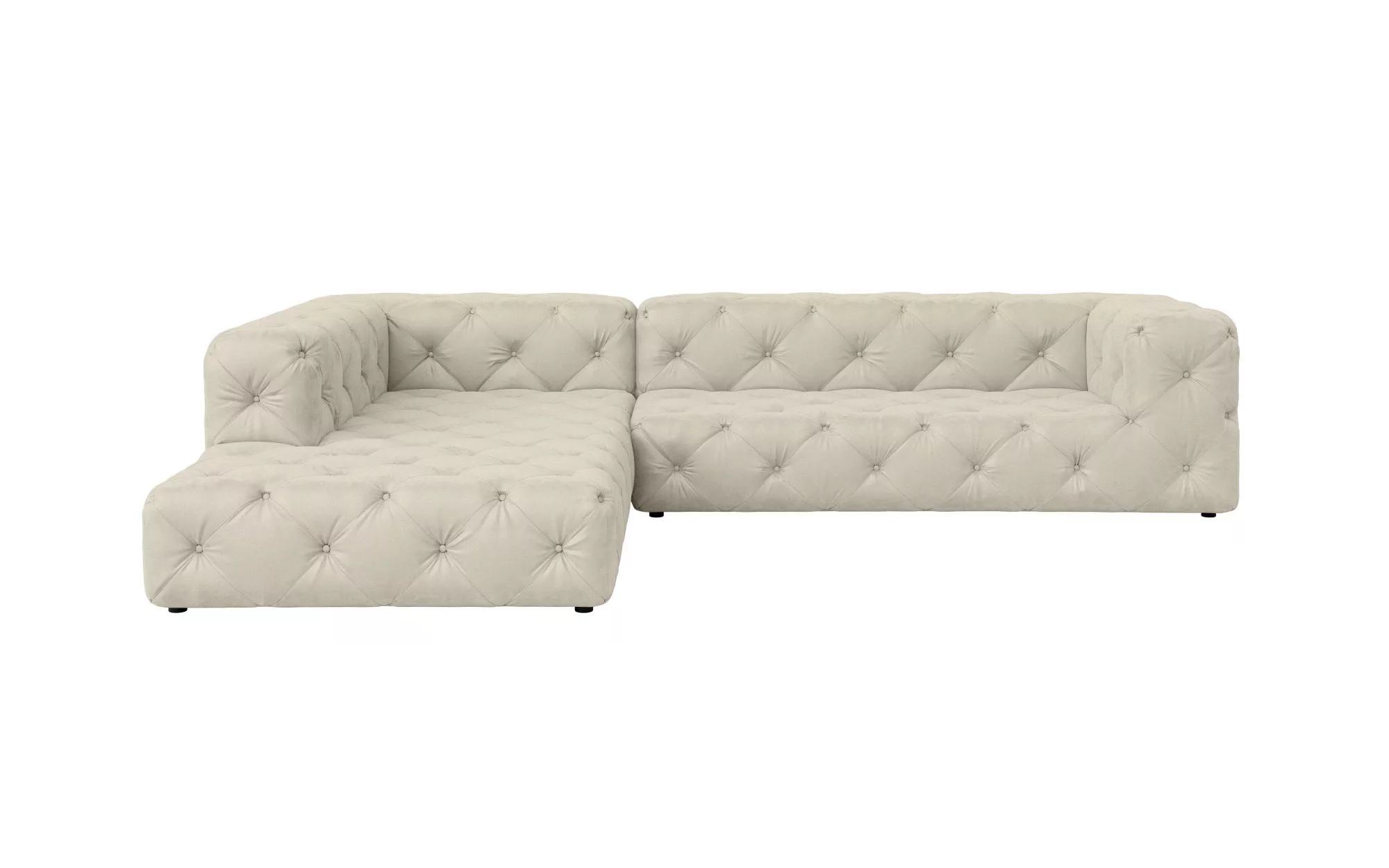 Places of Style Ecksofa »FOLLINA«, L-Form, mit klassischer Chesterfield-Kno günstig online kaufen