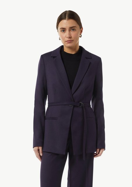 Comma Blusenblazer Twill-Blazer mit schmalem Gürtel günstig online kaufen