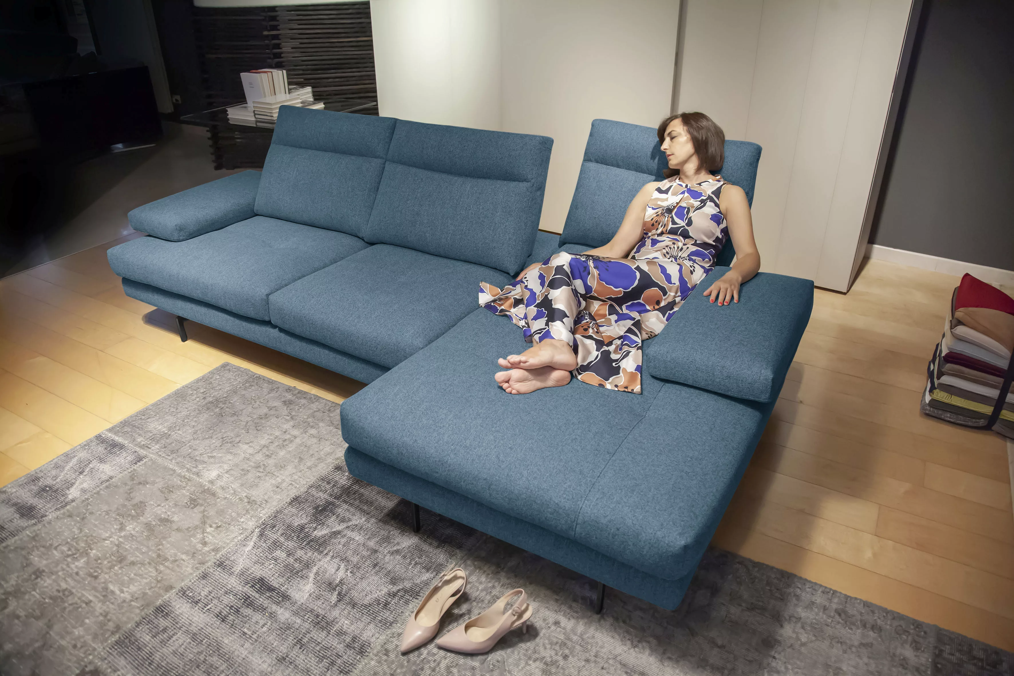 CALIA ITALIA Ecksofa "Toby Wing, Komfortsofa der Extraklasse, bequem, L-For günstig online kaufen
