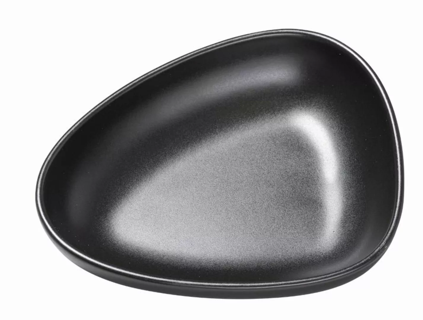 LIND DNA STONEWARE Curve Stoneware Suppenteller black (schwarz) günstig online kaufen