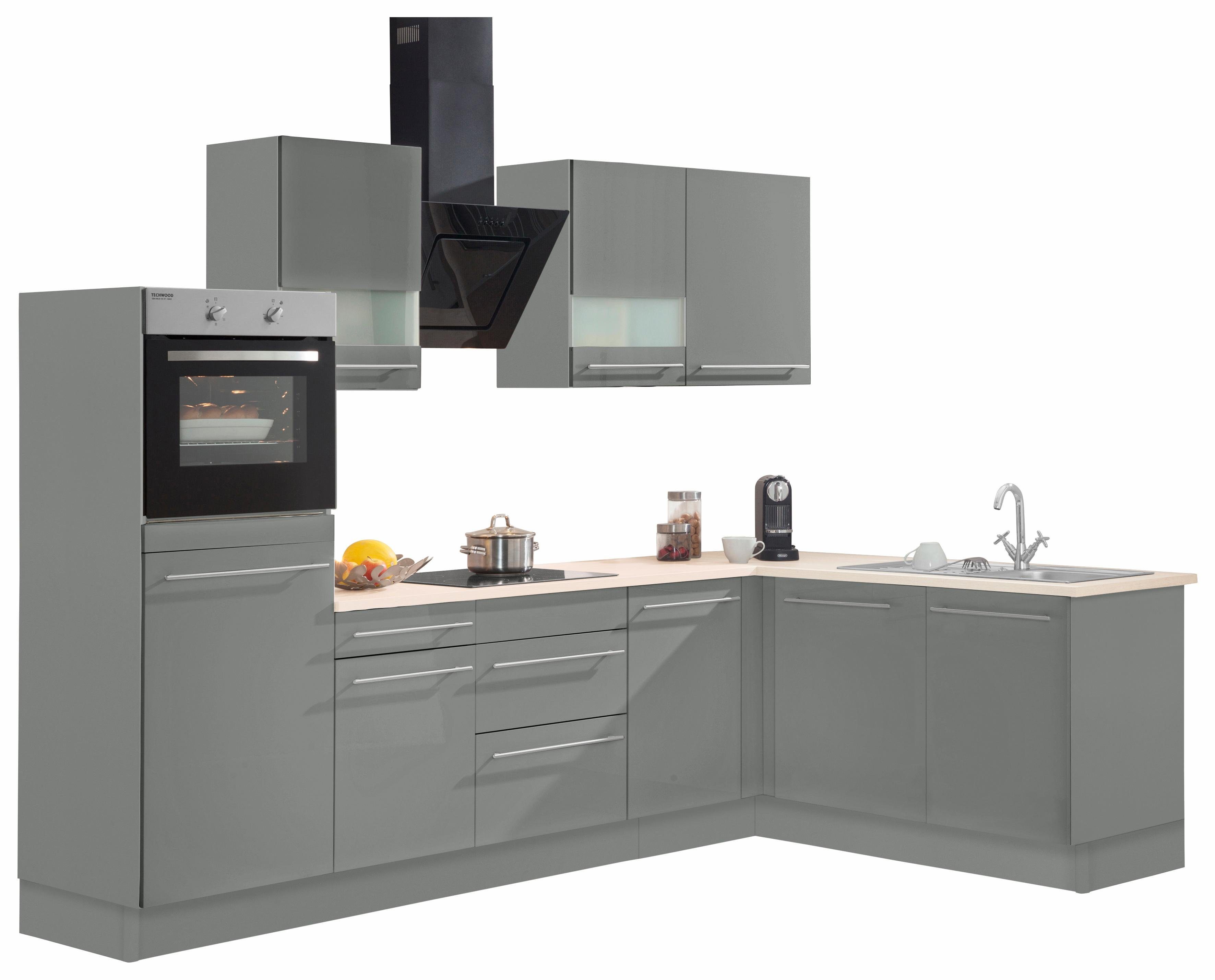 OPTIFIT Winkelküche "Bern", Stellbreite 285x175 cm, wahlweise mit E-Geräten günstig online kaufen