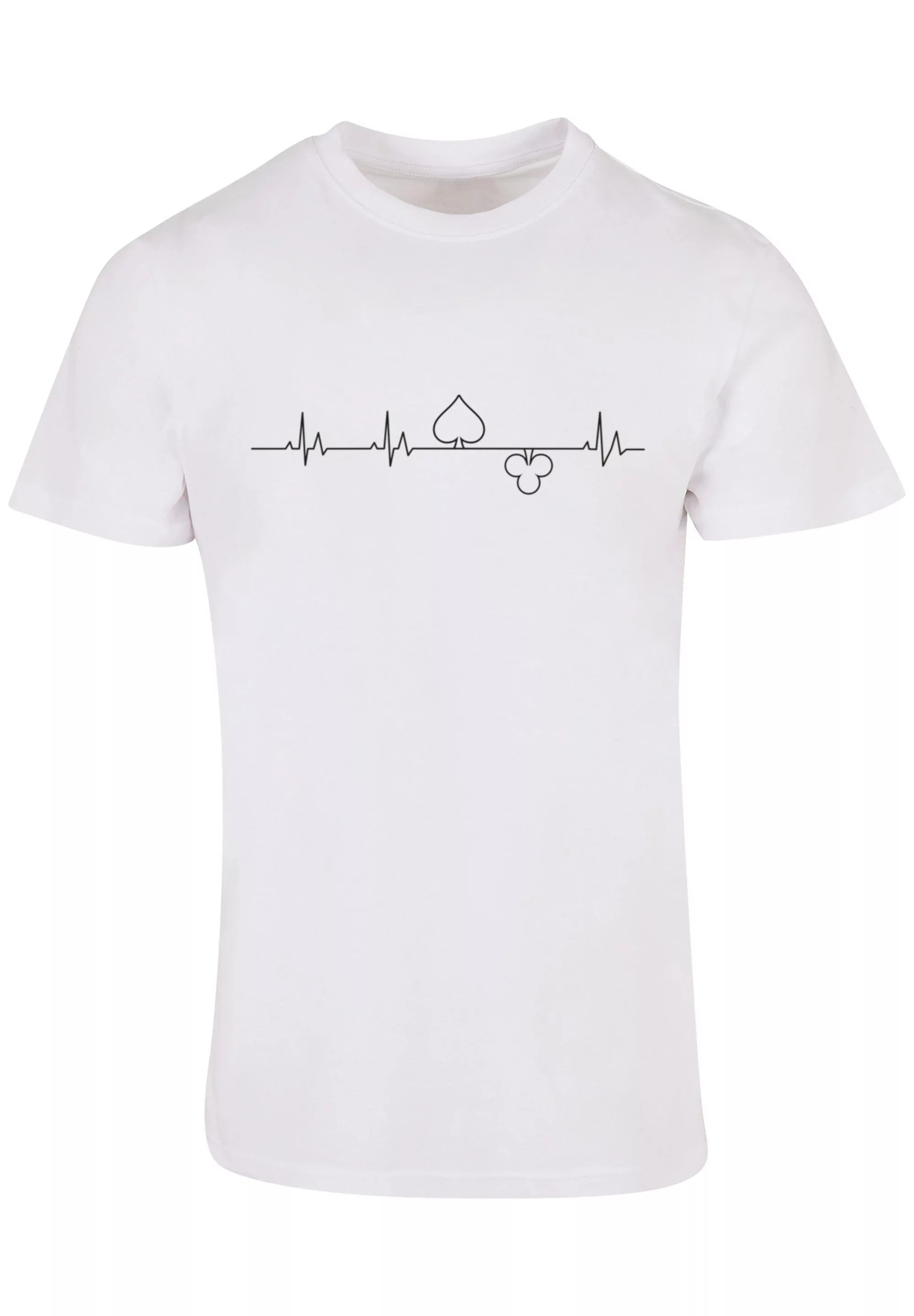 F4NT4STIC T-Shirt "Heartbeat Herz Poker", Print günstig online kaufen