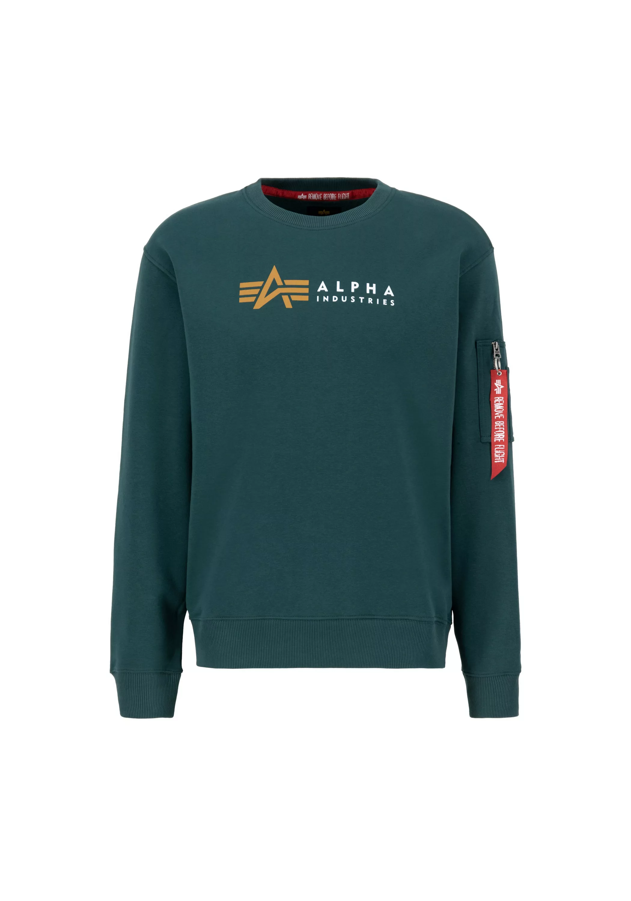 Alpha Industries Sweater "Alpha Industries Men - Sweatshirts Alpha Label Sw günstig online kaufen