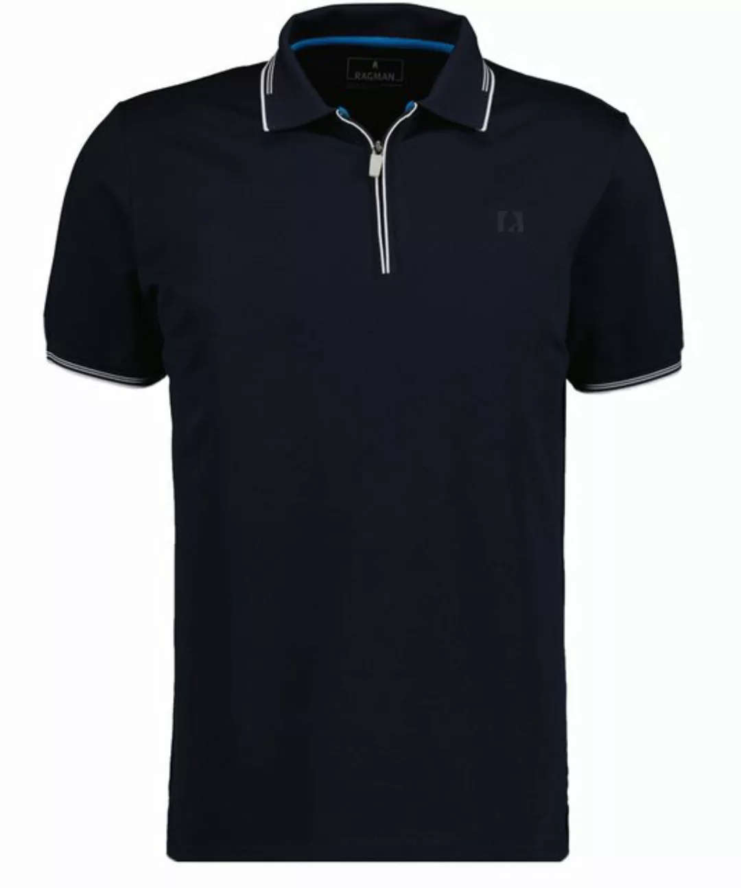 RAGMAN Poloshirt Polo zip with tipping günstig online kaufen