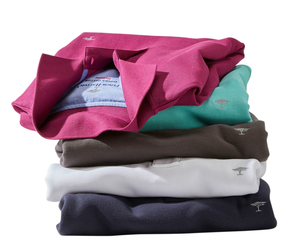 FYNCH-HATTON Poloshirt mit kleinem Markenlogo günstig online kaufen