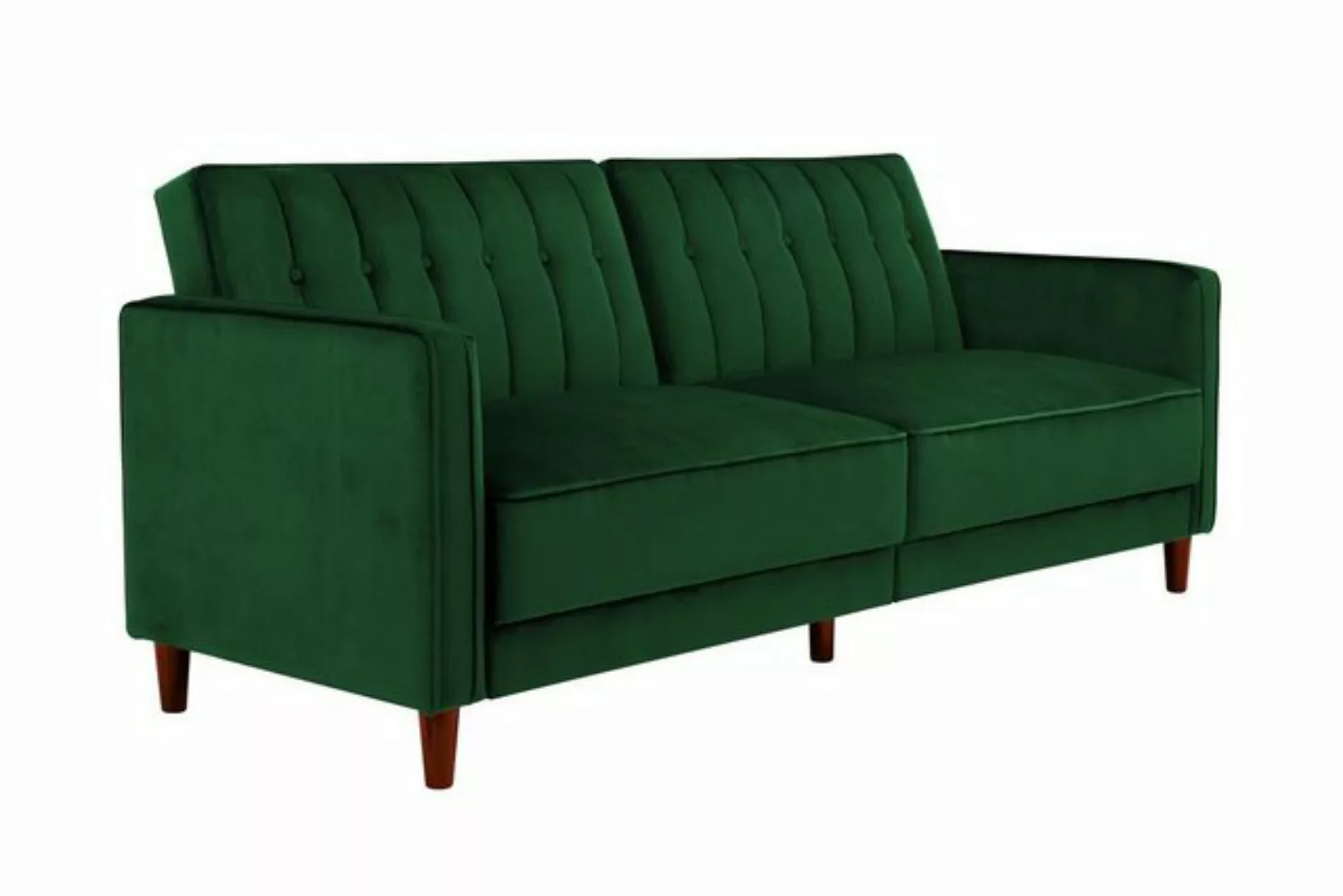 loft24 Schlafsofa Pin, mit Relaxfunktion, Samtbezug, Breite 207 cm günstig online kaufen