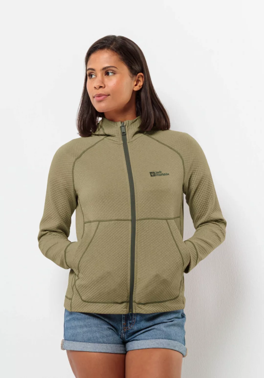 Jack Wolfskin Kapuzenfleecejacke "FERNWEH HOODED JKT W", mit Kapuze günstig online kaufen