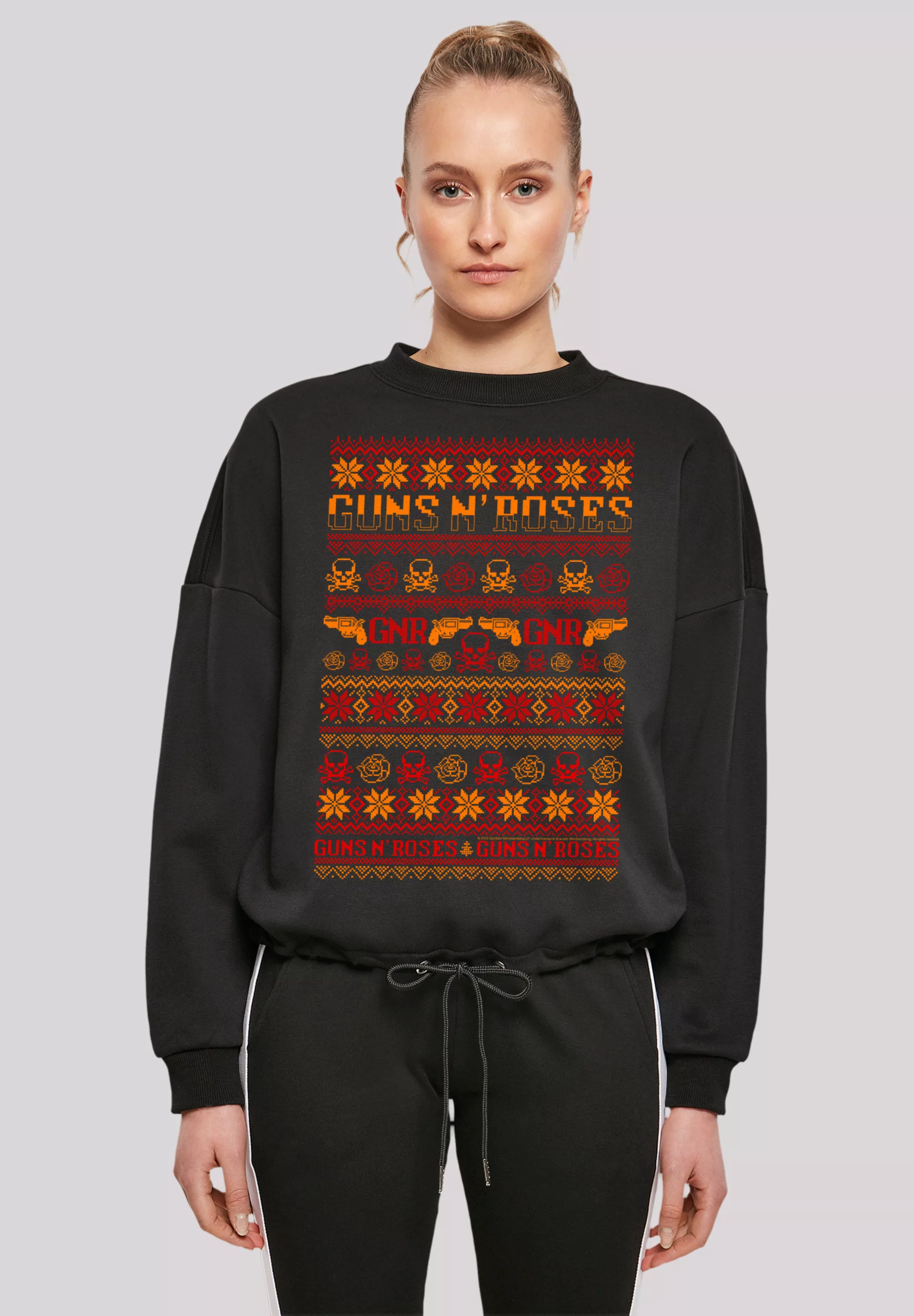 F4NT4STIC Sweatshirt "Guns n Roses Weihnachten Christmas", Musik,Band,Logo günstig online kaufen