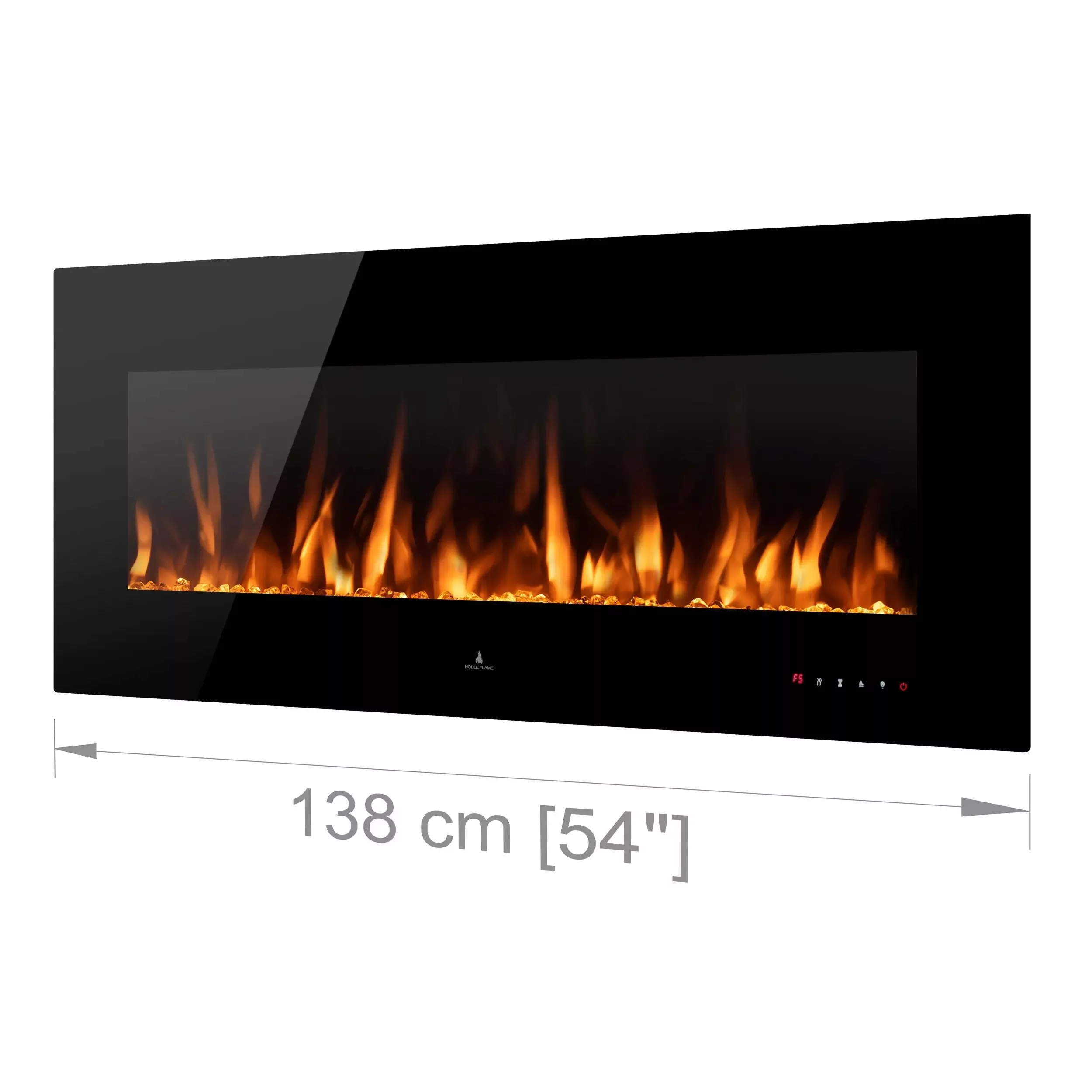 Noble Flame Vegas Schwarz: 1380 [Elektro Wandkamin] günstig online kaufen