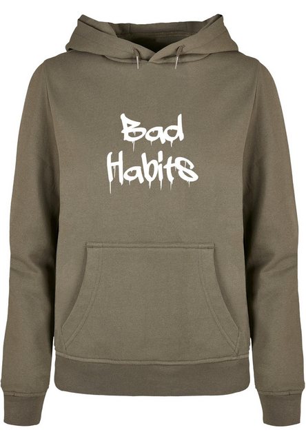 Merchcode Kapuzenpullover Merchcode Damen Ladies Bad Habits Basic Hoody (1- günstig online kaufen