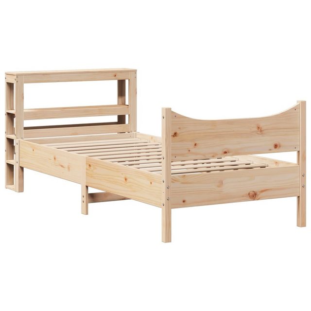 vidaXL Bett Massivholzbett mit Kopfteil 75x190 cm Kiefer günstig online kaufen