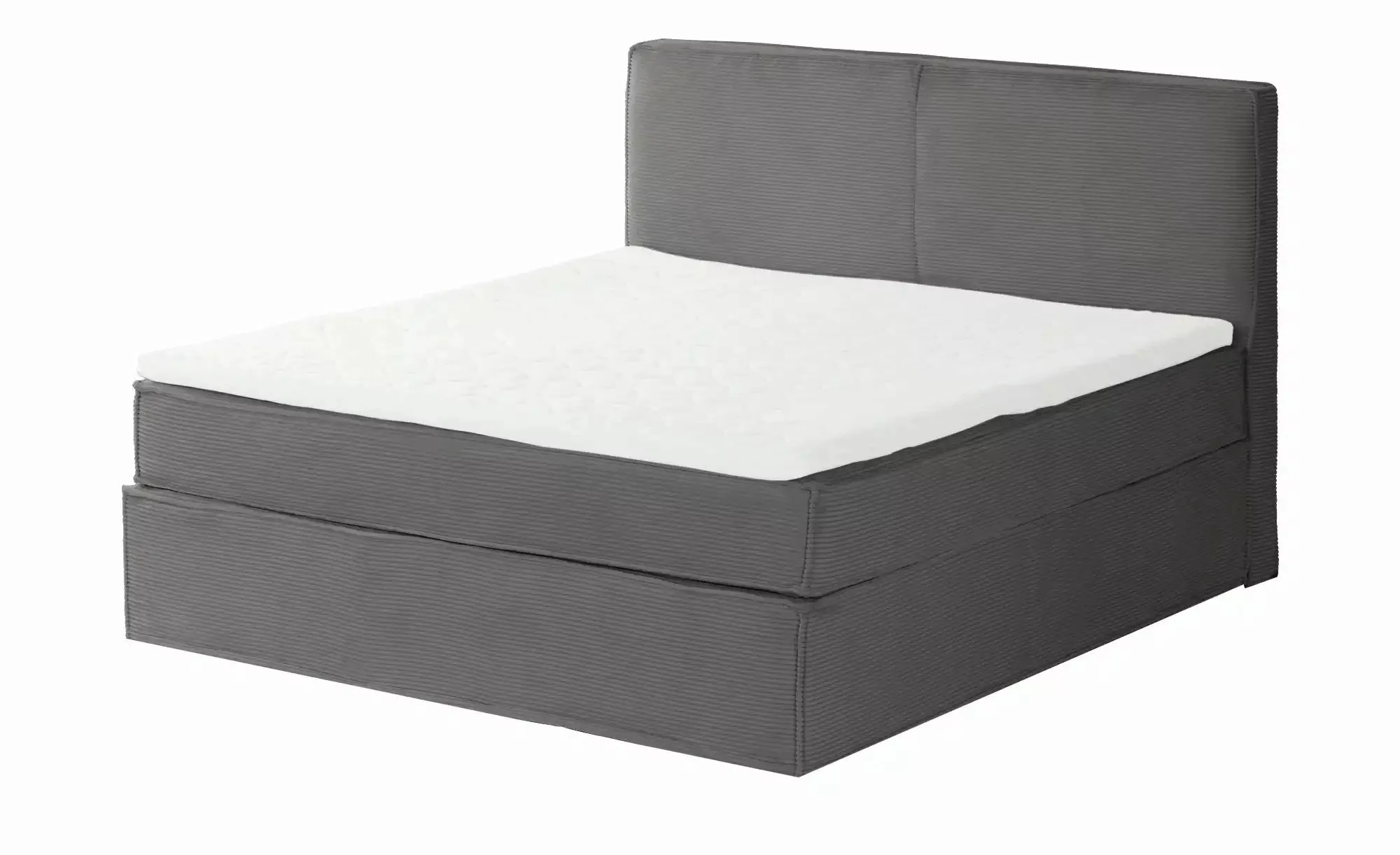 Boxi Boxspringbett mit trendigem Keder Boxi ¦ grau ¦ Maße (cm): B: 180 H: 1 günstig online kaufen