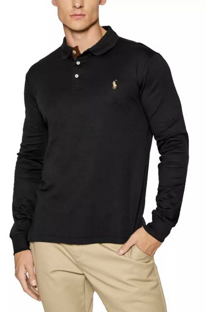 Polo Ralph Lauren Langarm-Poloshirt Luxury Pima Cotton Slim Fit Besonders w günstig online kaufen