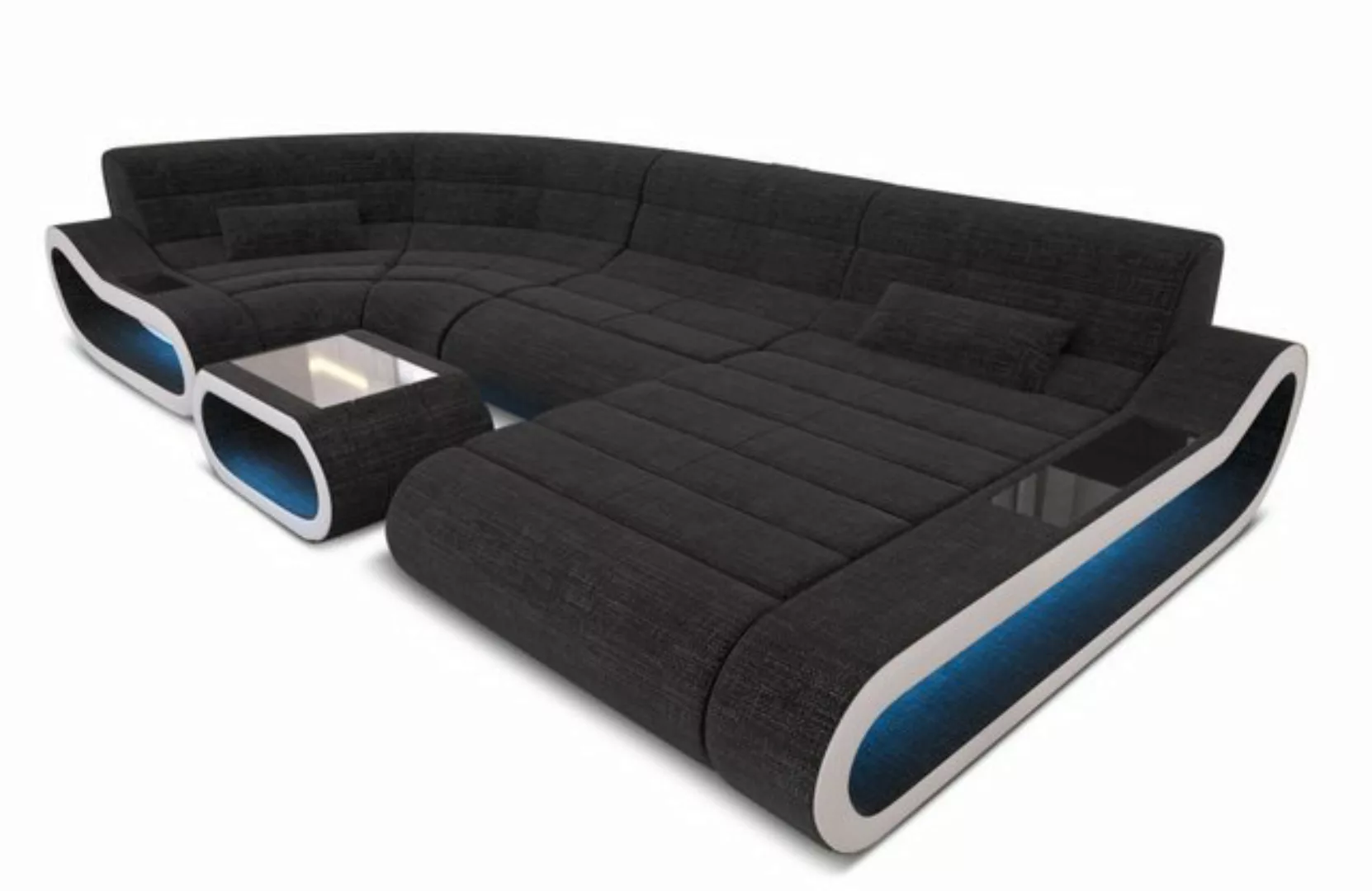 Sofa Dreams Wohnlandschaft Stoff Couch Polstersofa Concept U Form Stoffsofa günstig online kaufen