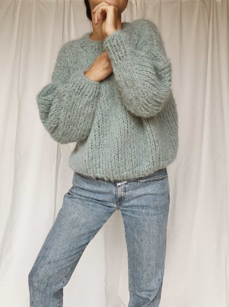 Alpaka Grobstrick Pullover günstig online kaufen