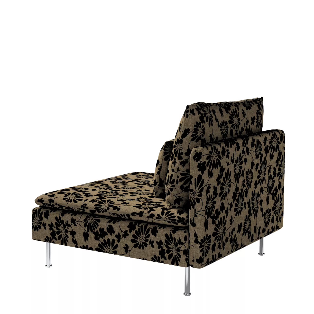 Bezug für Söderhamn Sitzelement 1, beige-schwarz, Bezug für Sitzelement 1, günstig online kaufen