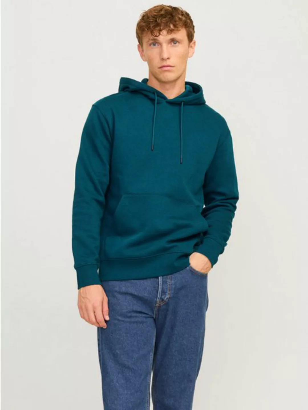 Jack & Jones Kapuzensweatshirt JJESTAR BASIC SWEAT HOOD NOOS mit Rippbündch günstig online kaufen