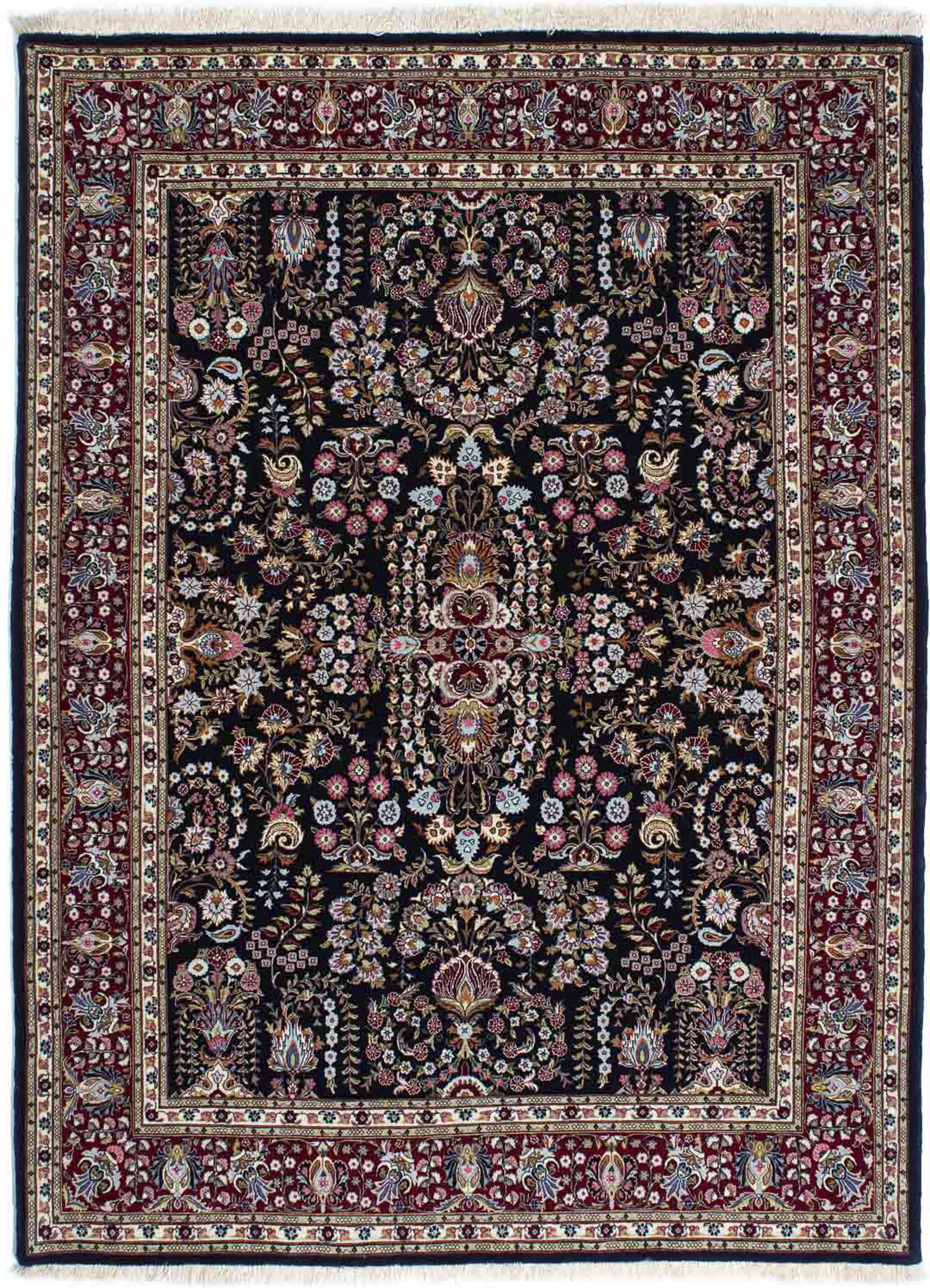 morgenland Orientteppich »Perser - Ghom - 193 x 141 cm - dunkelblau«, recht günstig online kaufen