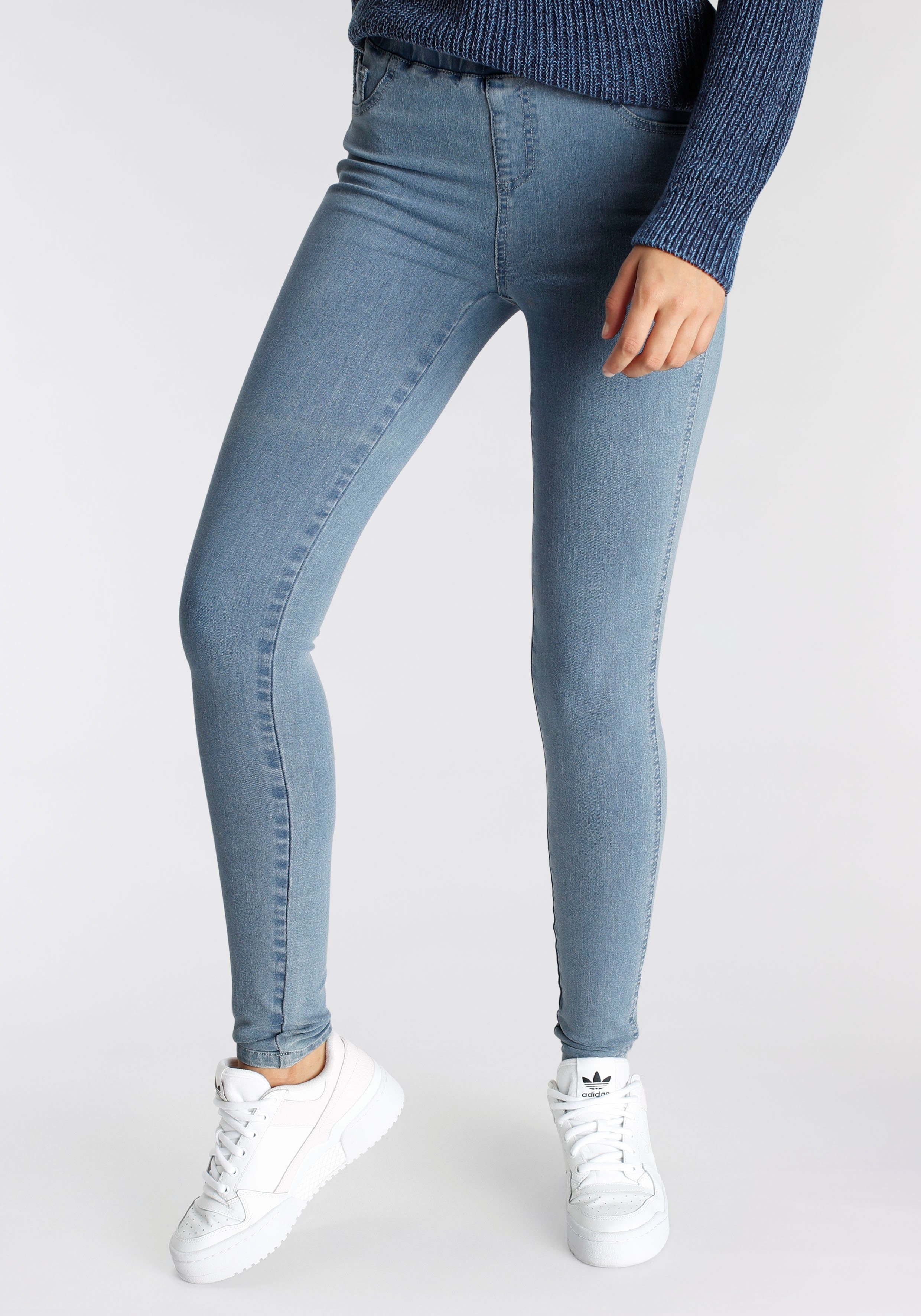 Arizona Jeansjeggings "360 Grad Elastisch", extra-eng geschnittene Beinform günstig online kaufen