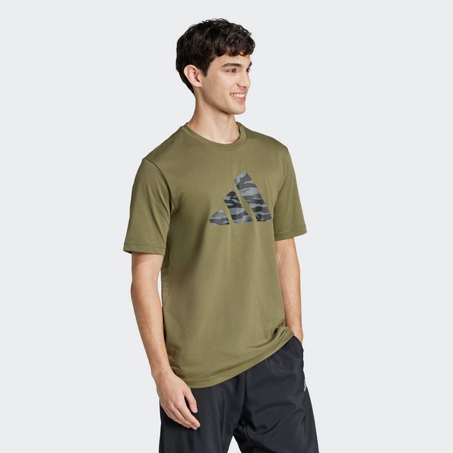 adidas Sportswear T-Shirt M C CAMO LOGO T günstig online kaufen