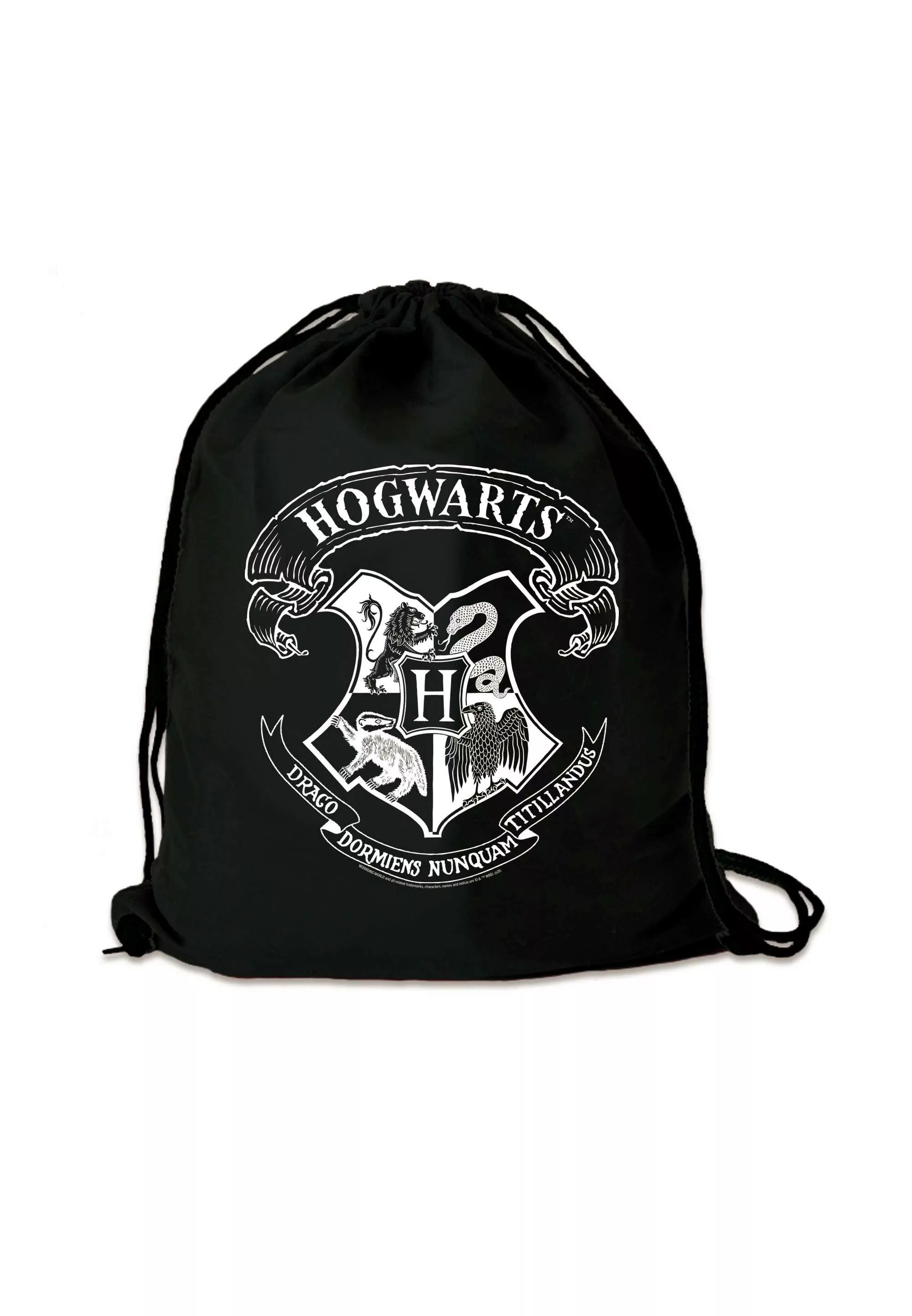 LOGOSHIRT Kulturbeutel "Harry Potter - Hogwarts Logo (Weiß)", mit coolem Ho günstig online kaufen