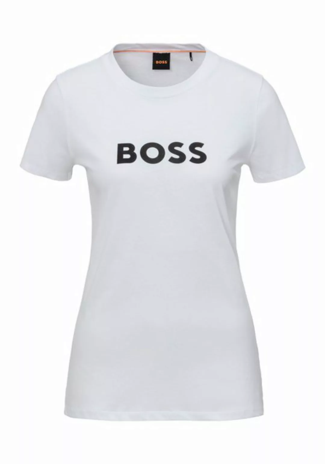 BOSS ORANGE T-Shirt C_Elogo_5 mit kontrastfarbenem BOSS-Schriftzug günstig online kaufen