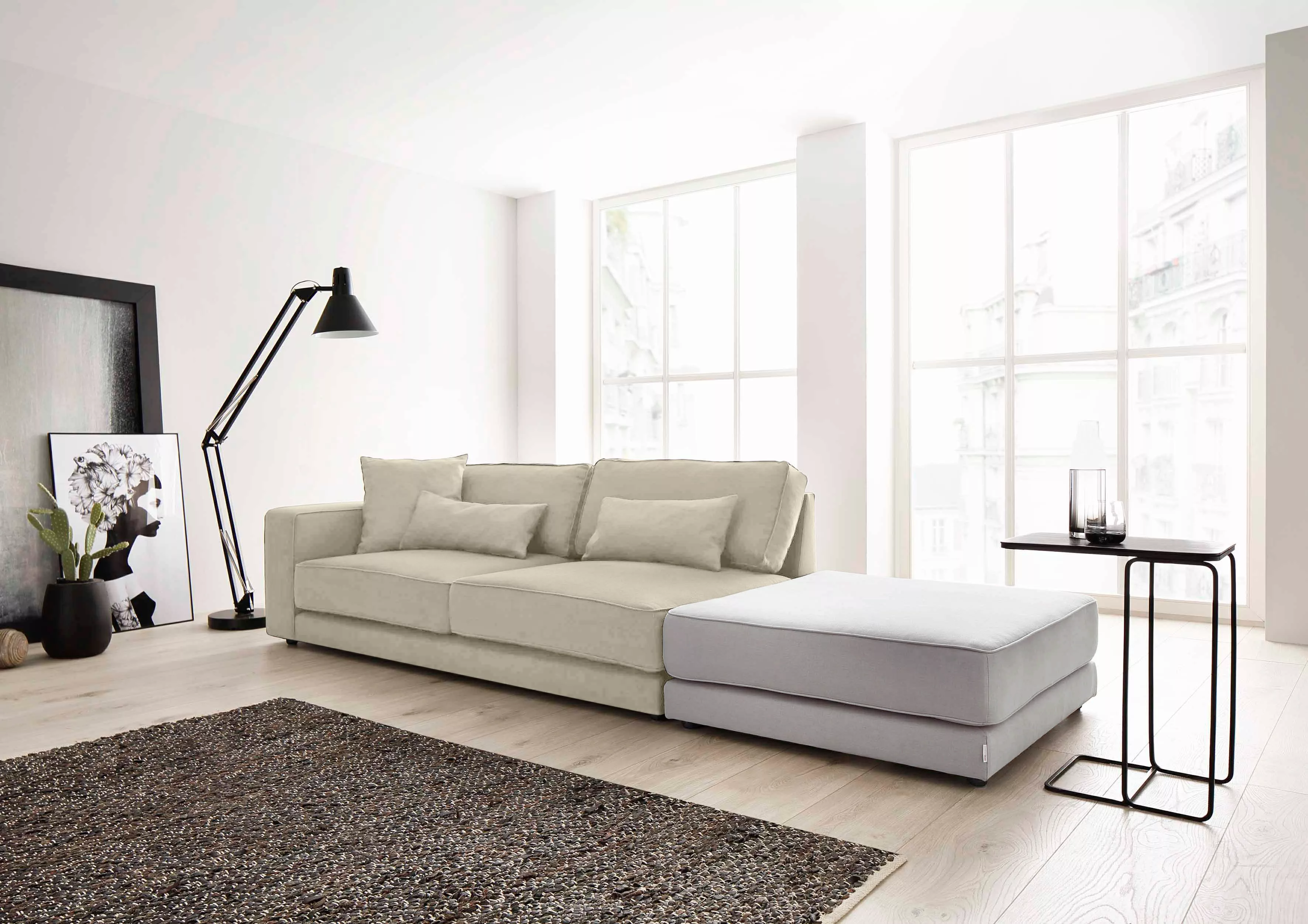 OTTO products Ecksofa "Grenette", frei oder als Teil des Modulsofas, Baumwo günstig online kaufen