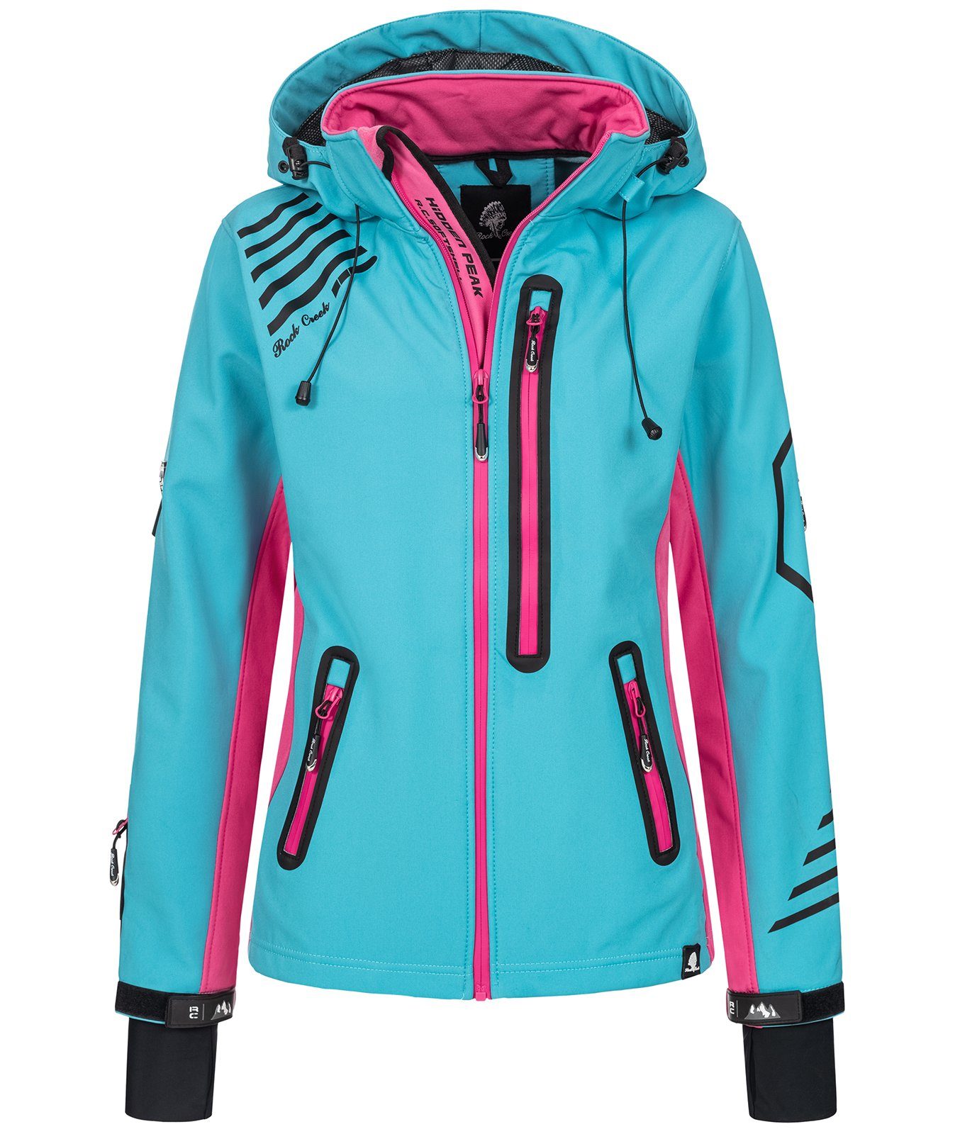 Rock Creek Softshelljacke Damen Softshelljacke Wanderjacke günstig online kaufen