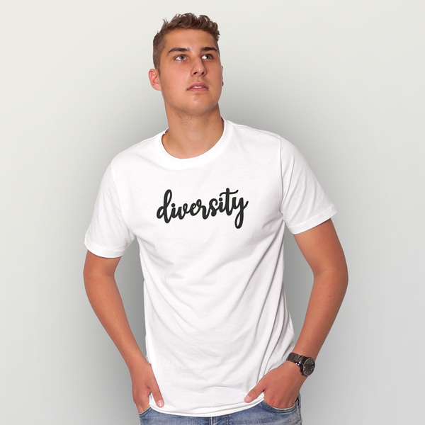 "Diversity" Herren T-shirt Reine Biobaumwolle (Kba) günstig online kaufen