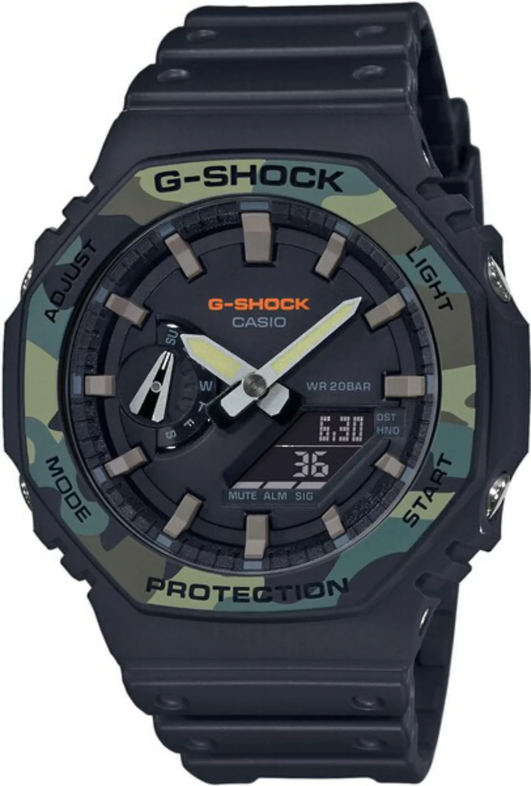 CASIO G-SHOCK Chronograph »GA-2100SU-1AER«, Quarzuhr, Armbanduhr, Herrenuhr günstig online kaufen