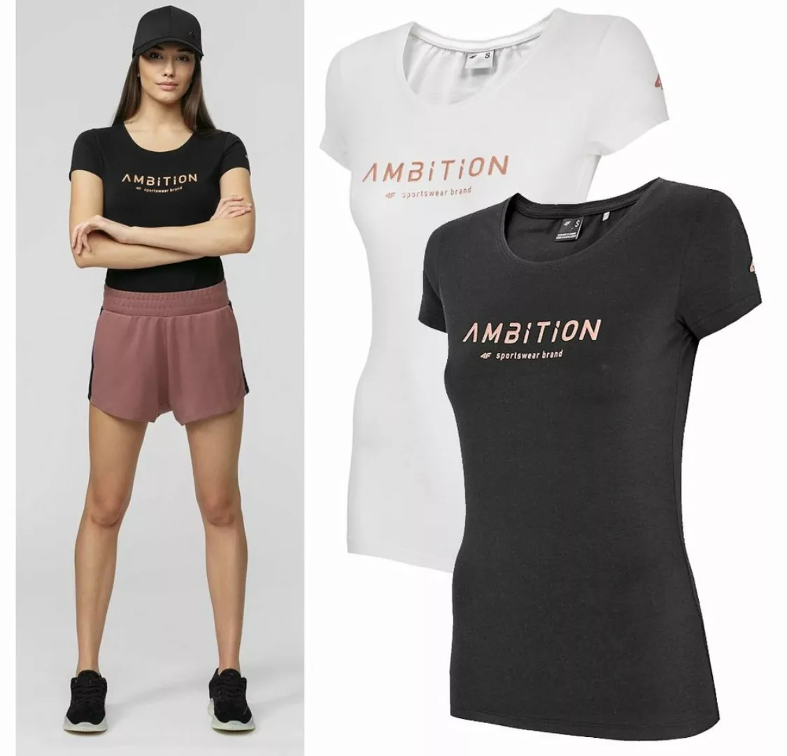 4F Kurzarmshirt 4F - Ambition - Damen T-Shirt, Baumwollshirt günstig online kaufen