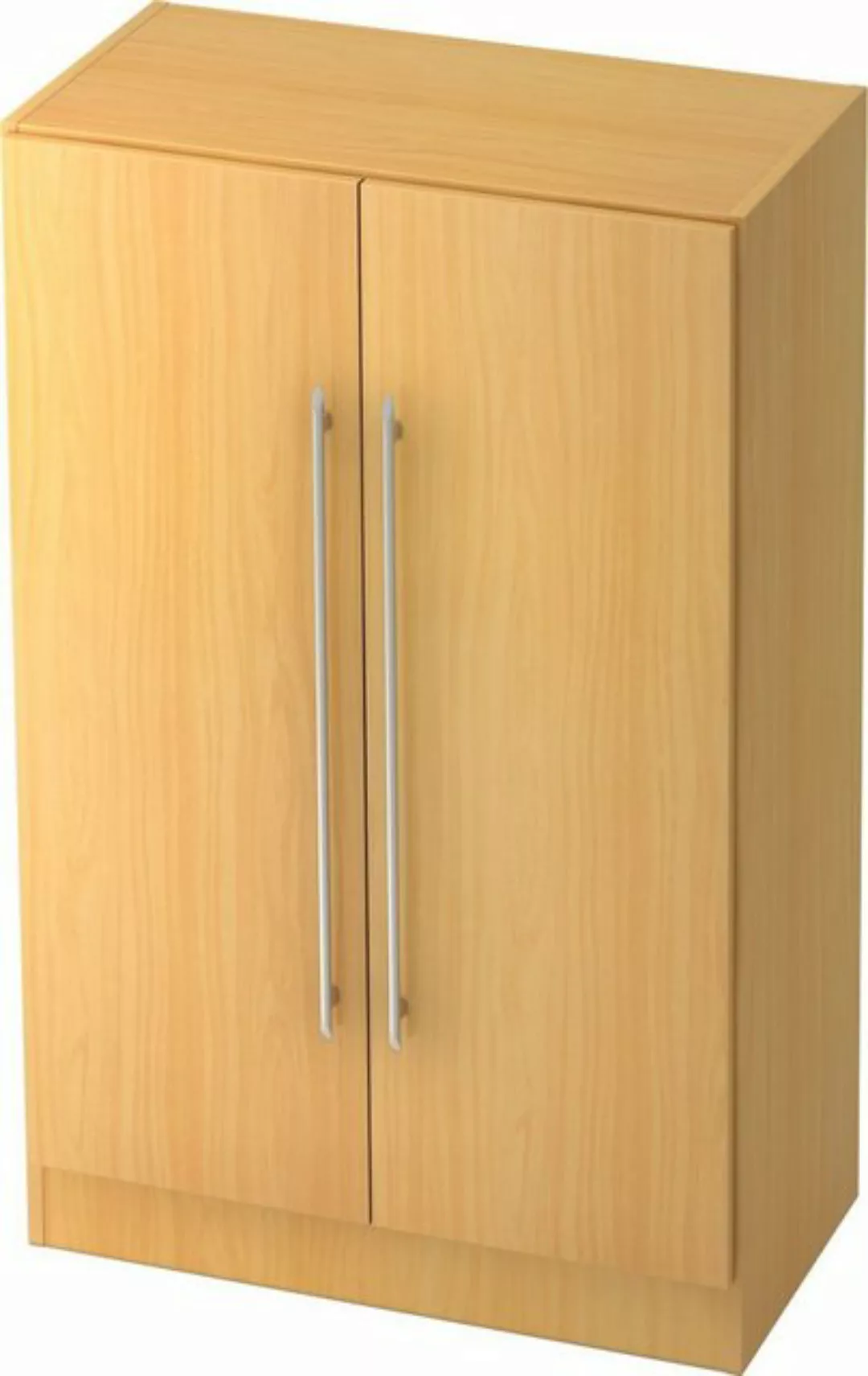 Aktenschrank Schrank Solid 3OH BxTxH 80x42x127cm Griff RE Buche/Buche günstig online kaufen