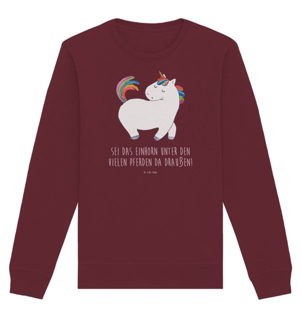 Mr. & Mrs. Panda Longpullover Größe M Einhorn Stolzieren - Burgundy - Gesch günstig online kaufen