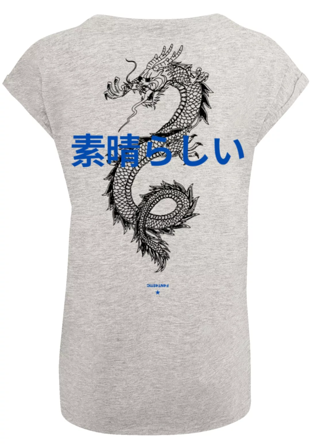 F4NT4STIC T-Shirt "PLUS SIZE Dragon Drache Japan", Print günstig online kaufen