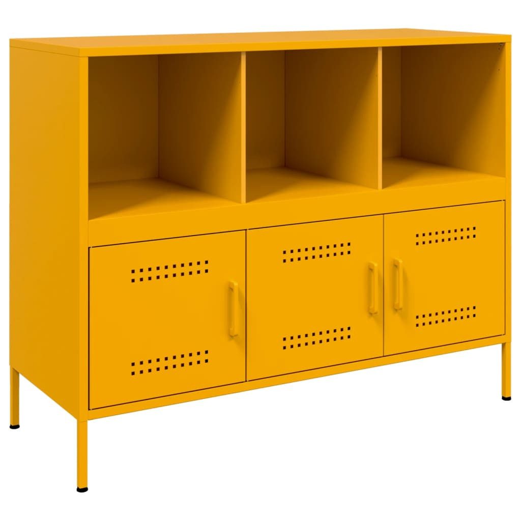 vidaXL Sideboard Sideboard Senfgelb 100,5x39x79 cm günstig online kaufen