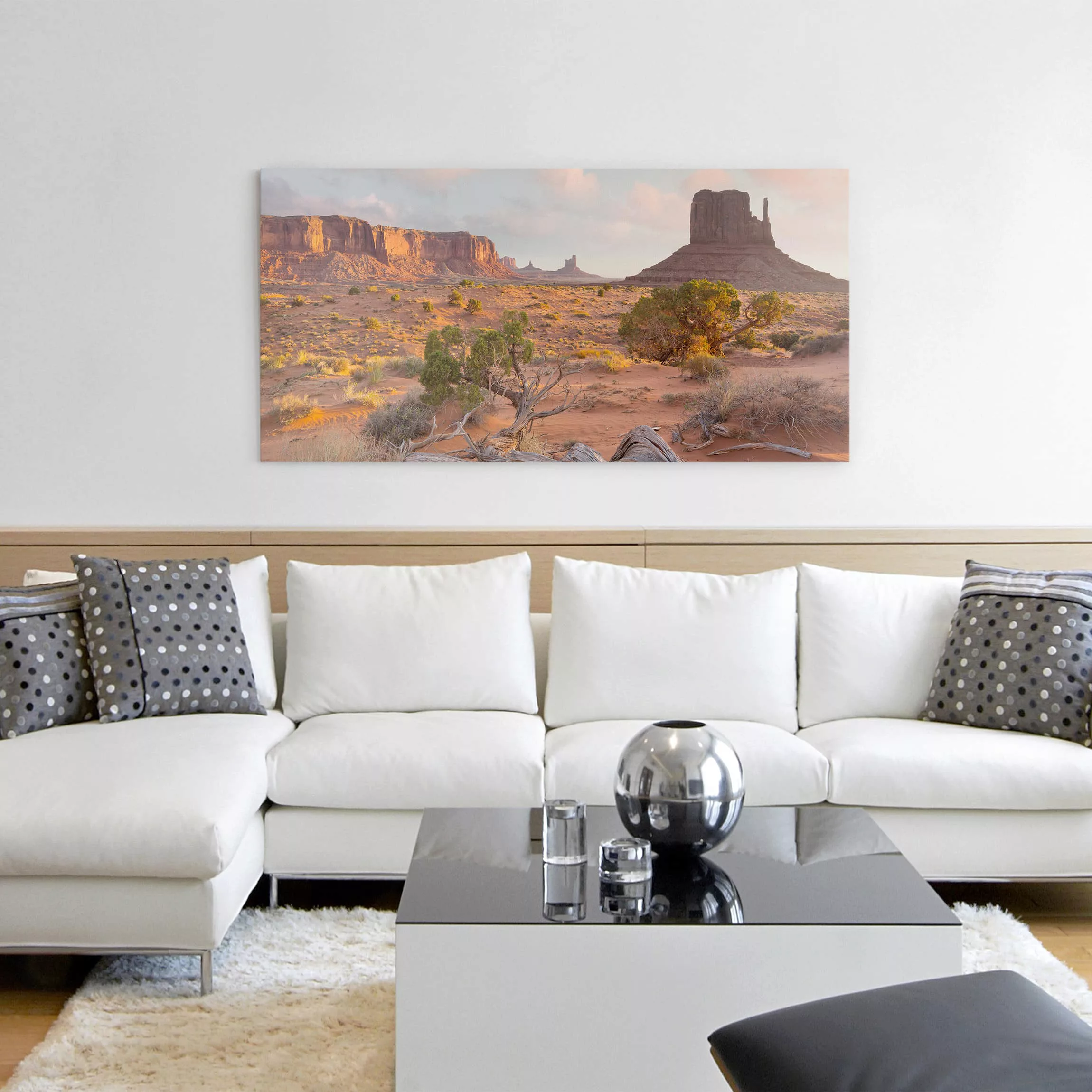 Leinwandbild Natur & Landschaft - Querformat Monument Valley Navajo Tribal günstig online kaufen