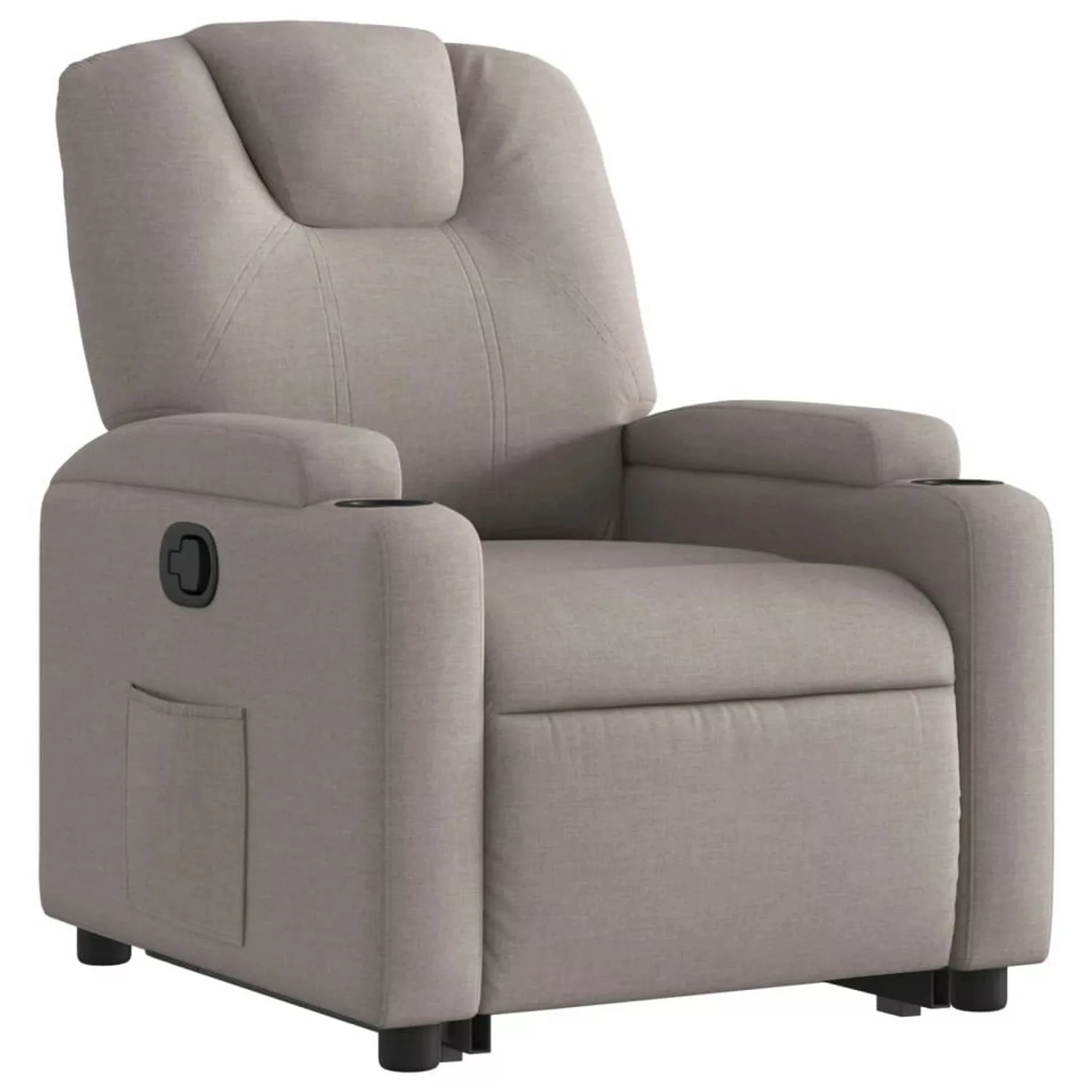 vidaXL Relaxsessel mit Aufstehhilfe Taupe Stoff Modell 27 günstig online kaufen