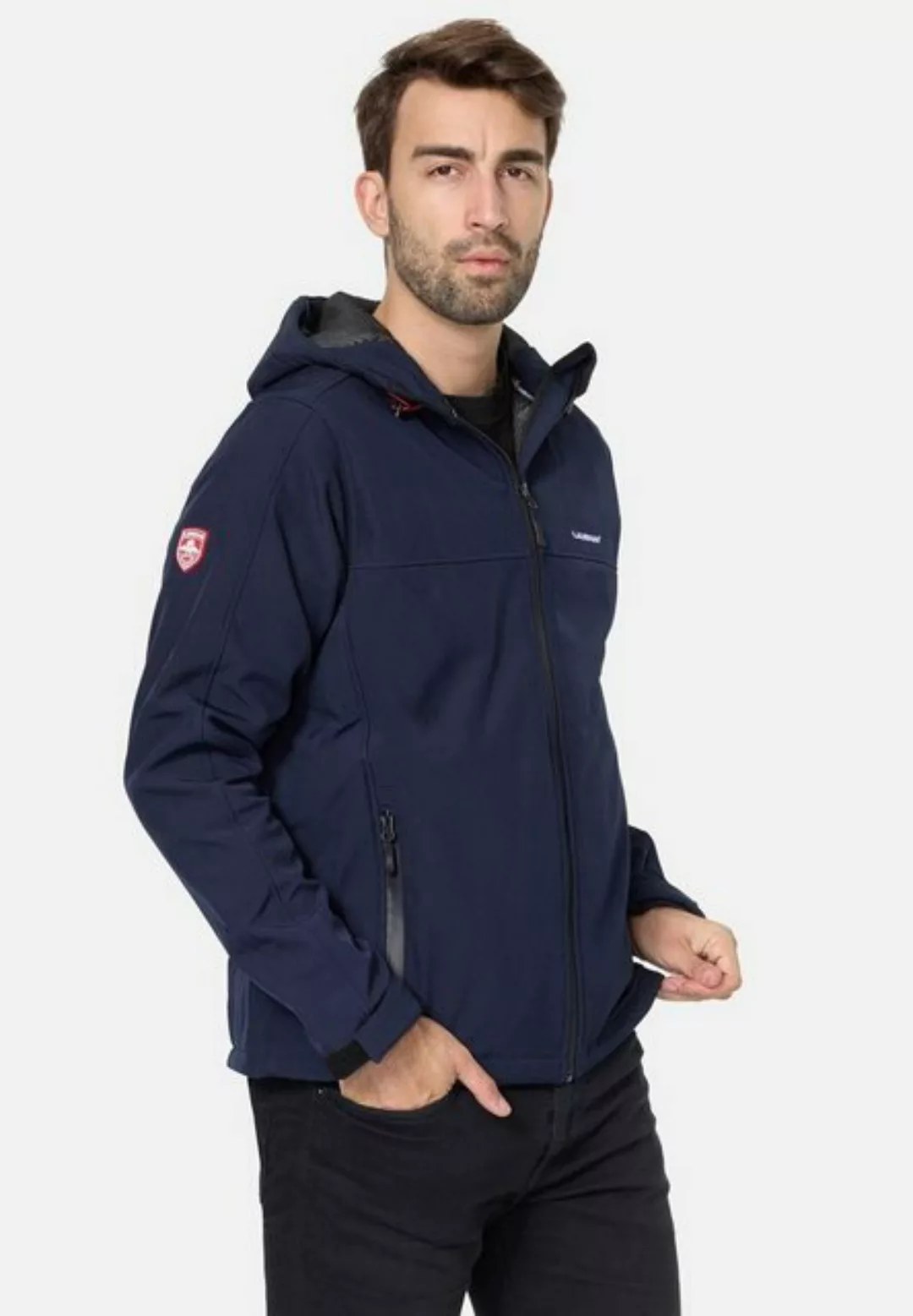 LAUBHAN Blouson Softshell Outdoor Jacke Freizeit Funktion Blouson mit Kapuz günstig online kaufen