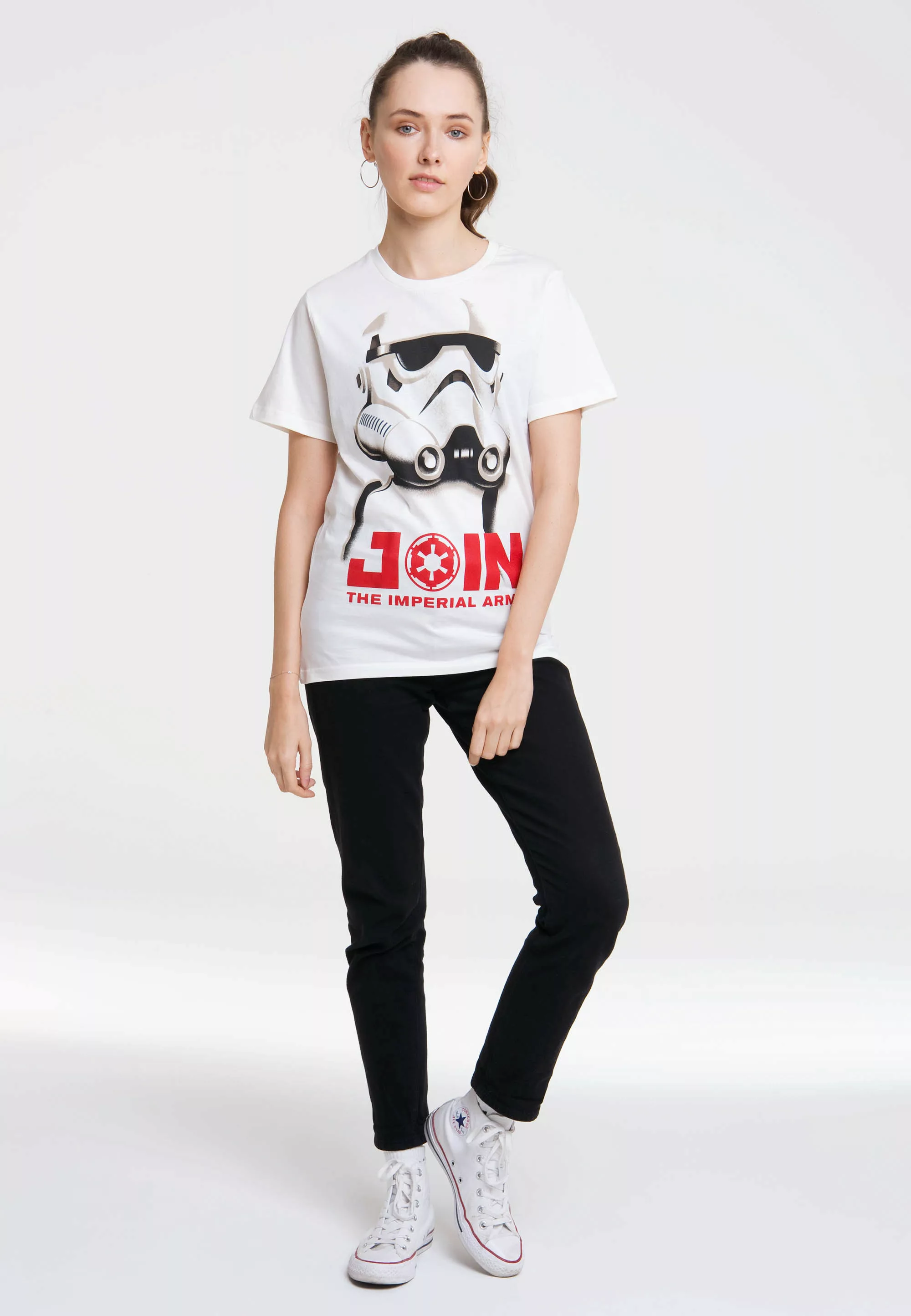 LOGOSHIRT T-Shirt "Stormtrooper - Join The Imperial Army", mit lässigem Fro günstig online kaufen