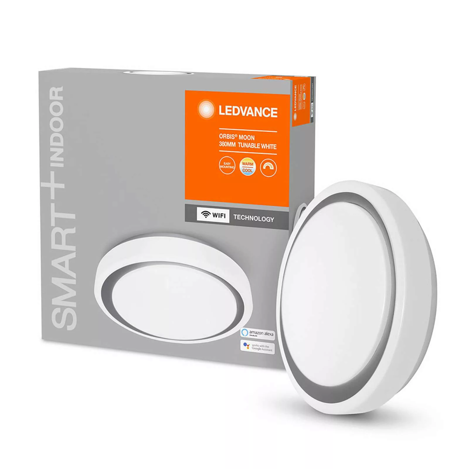 LEDVANCE SMART+ WiFi Orbis Moon CCT 38cm grau günstig online kaufen