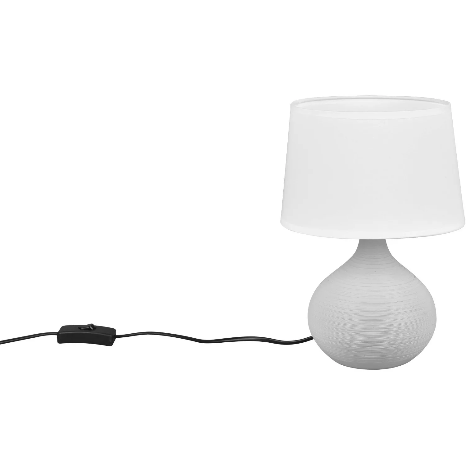 Reality Design-Tischlampe Martin Cappuccino Ø 20 cm x 29 cm günstig online kaufen