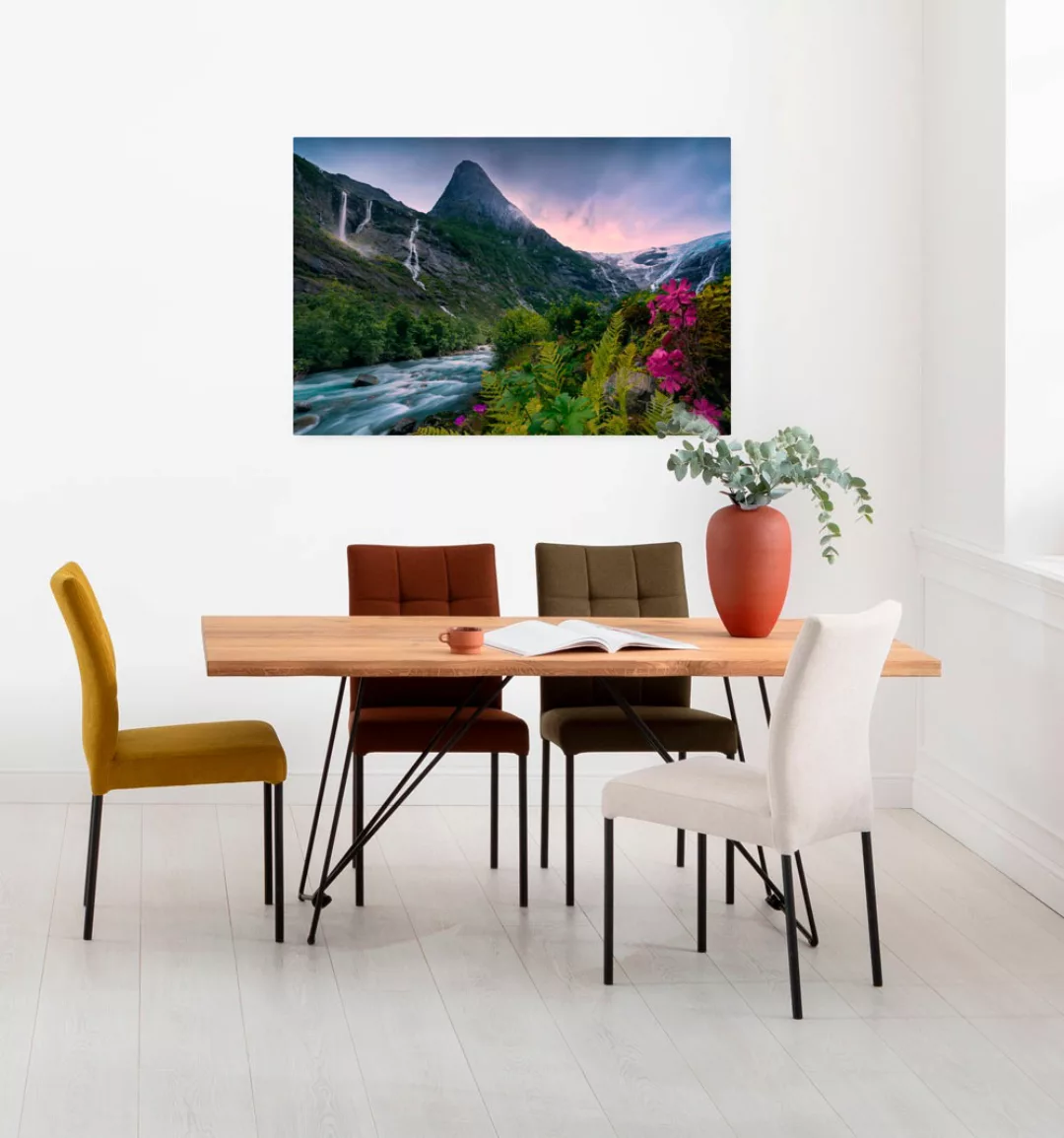 Komar Leinwandbild "Keilrahmenbild - Scandinavian Paradise - Größe 90 x 60 günstig online kaufen