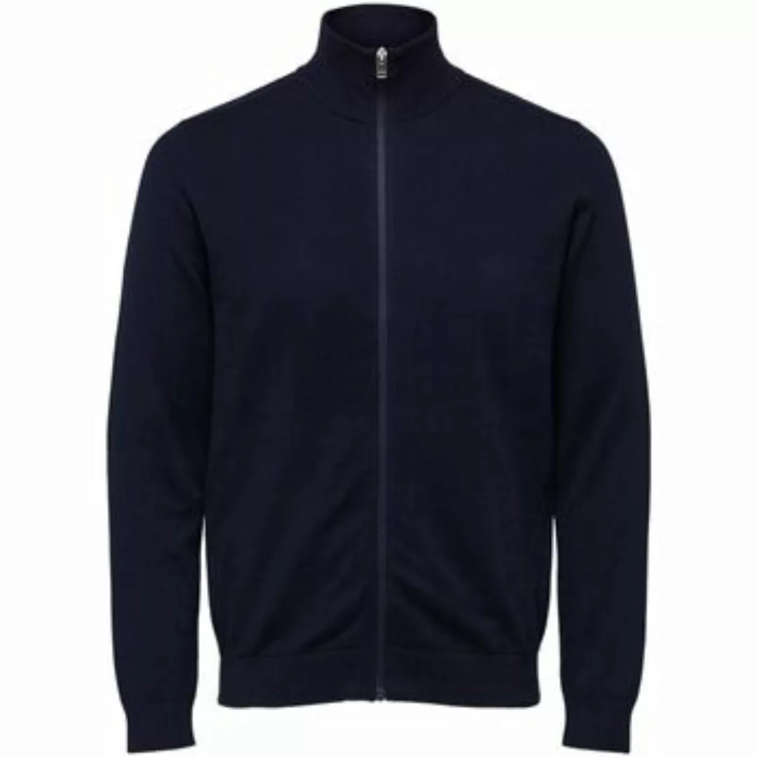 Selected  Pullover 16074688 BERG FULL ZIP-MAVY günstig online kaufen