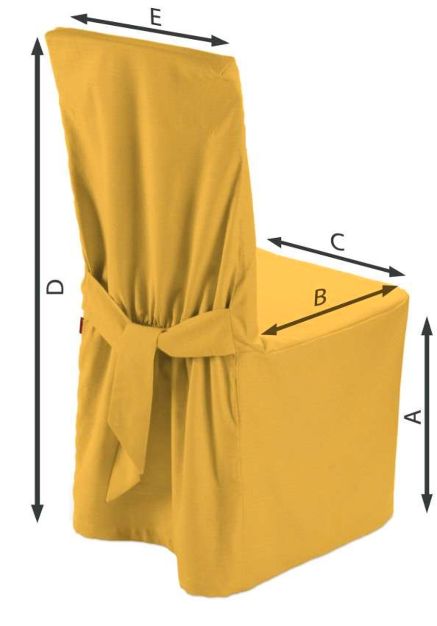Stuhlhusse, gelb, 45 x 94 cm, Loneta (133-40) günstig online kaufen