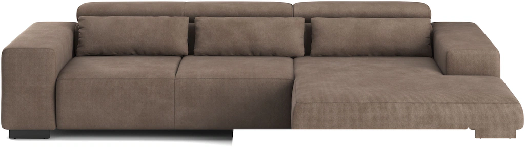 COTTA Ecksofa "Side L-Form, mit Kopfteilverstellung & 3 Nierenkissen", opti günstig online kaufen