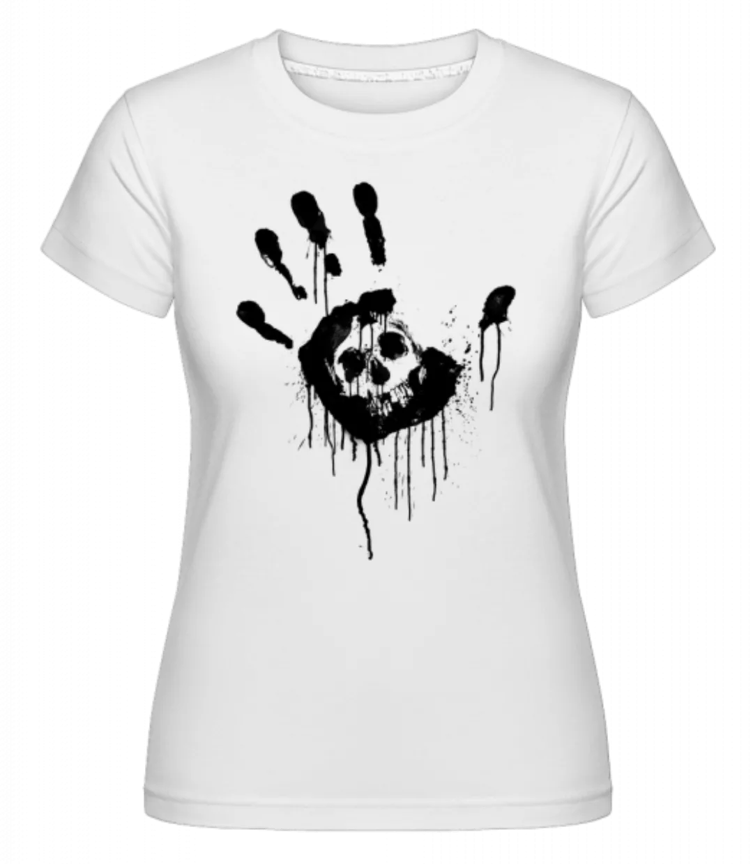Totenkopf Schwarze Hand · Shirtinator Frauen T-Shirt günstig online kaufen