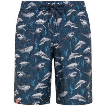 Sun68  Badeshorts Lange Badehose mit Allover-Print günstig online kaufen